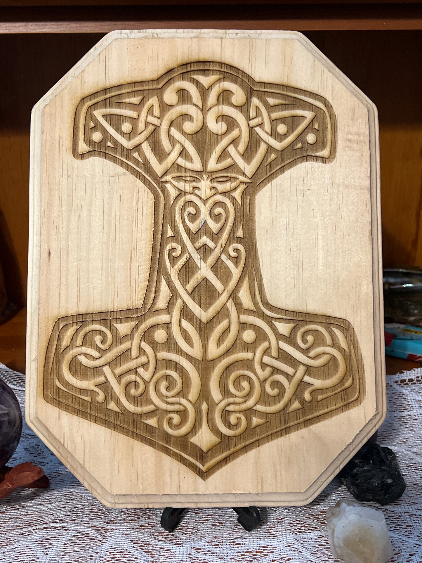 Large Thor's Hammer Plaque