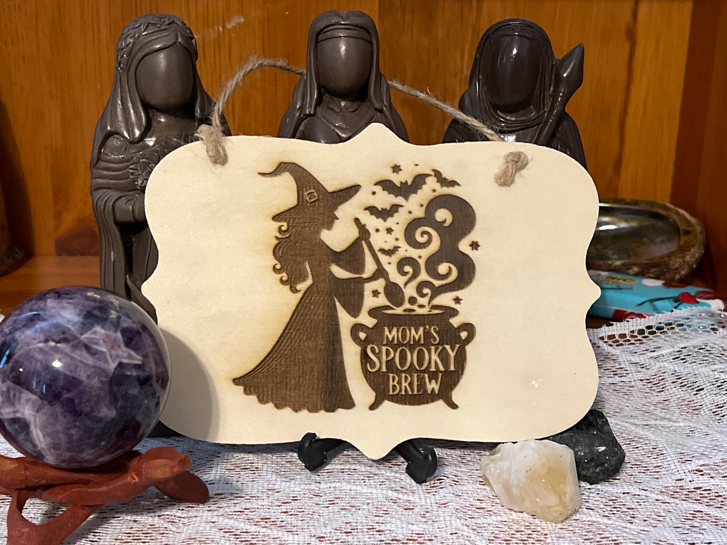 Small Spooky Brew Plaque