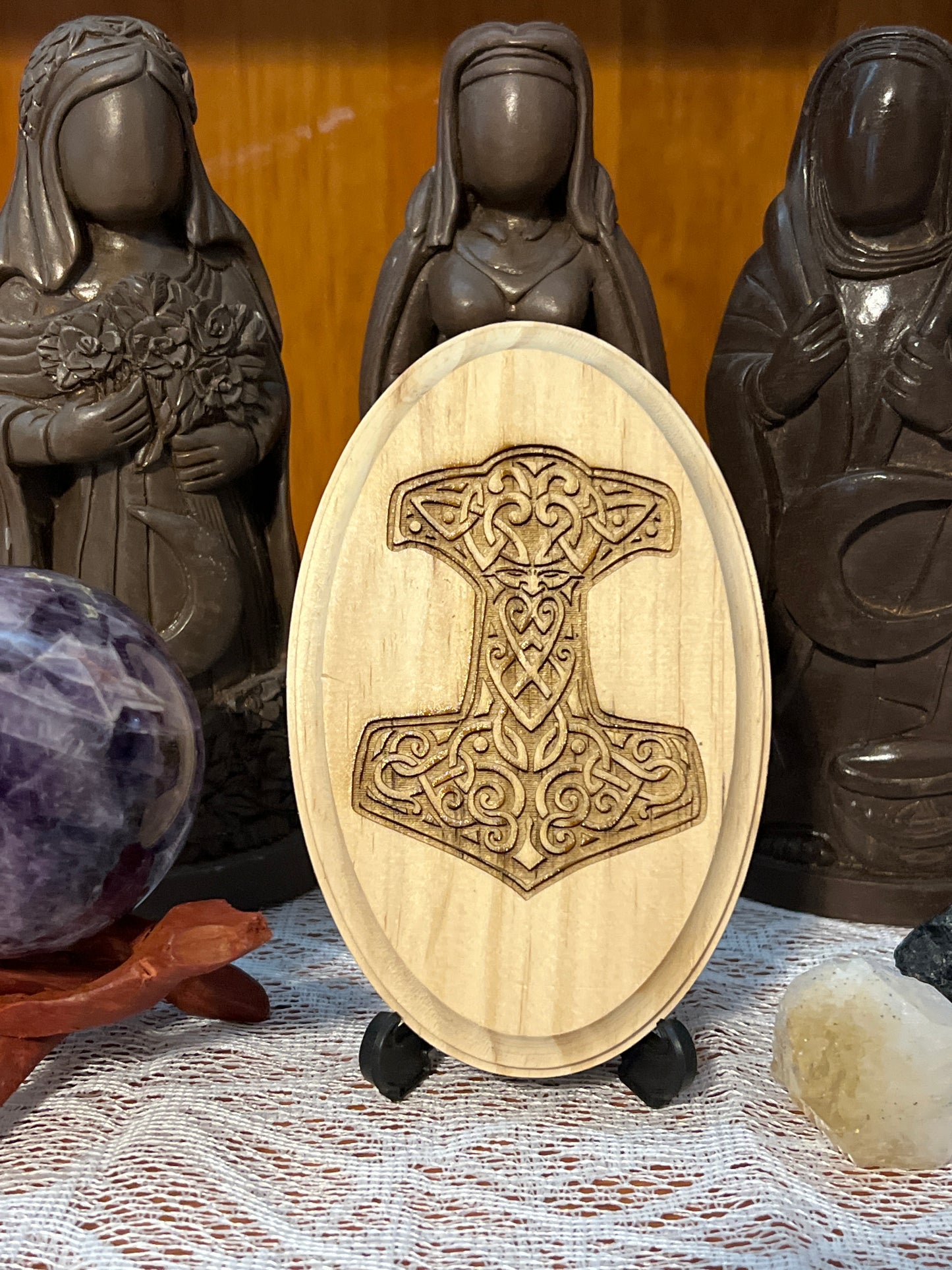 Small Thor's Hammer Plaque