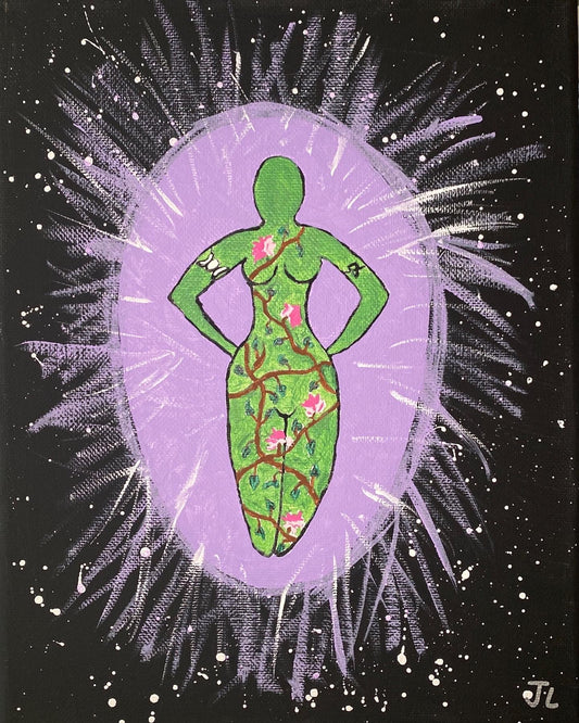 8x10 Earth Goddess Painting