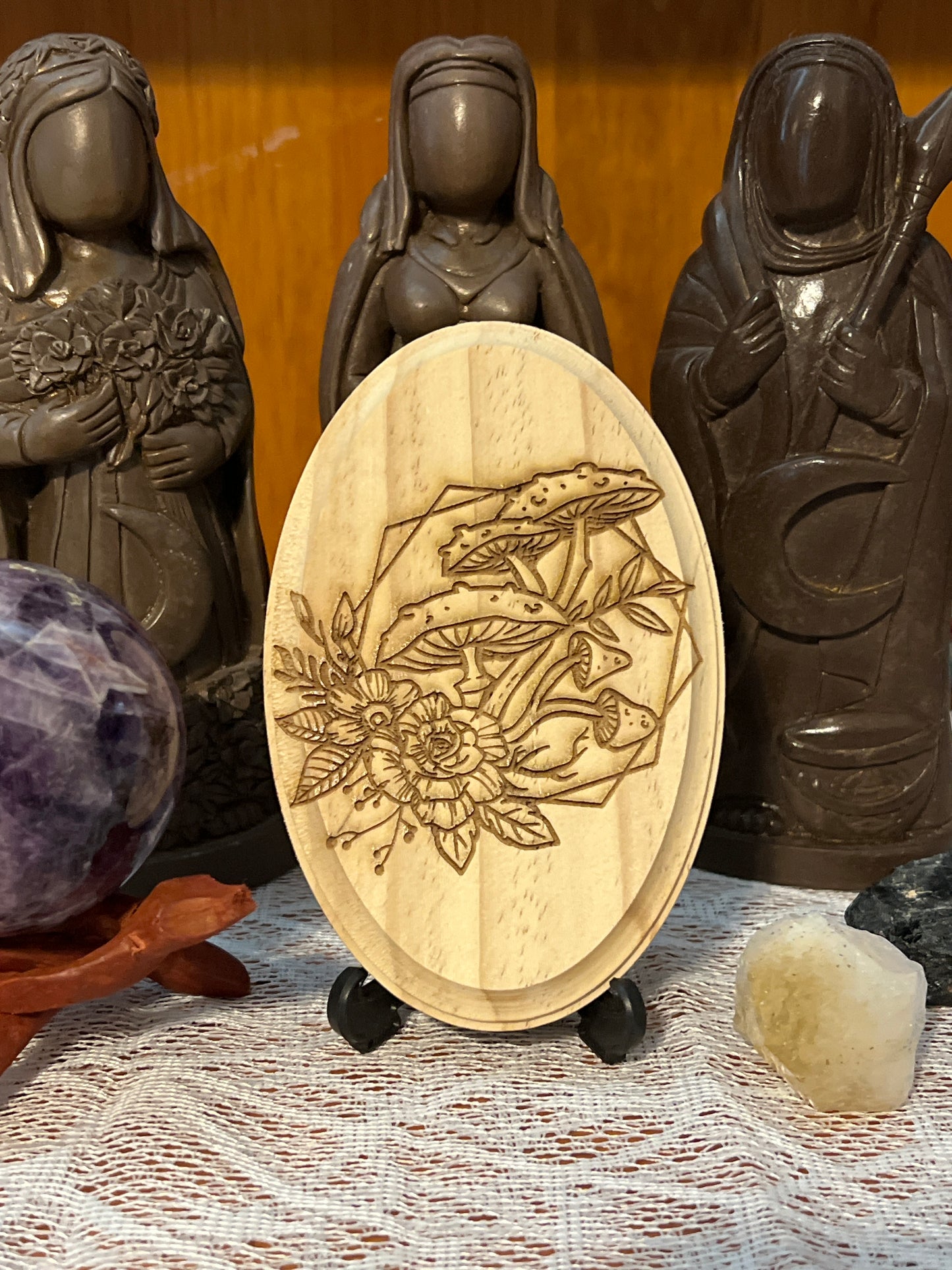 Small Mushroom Plaque